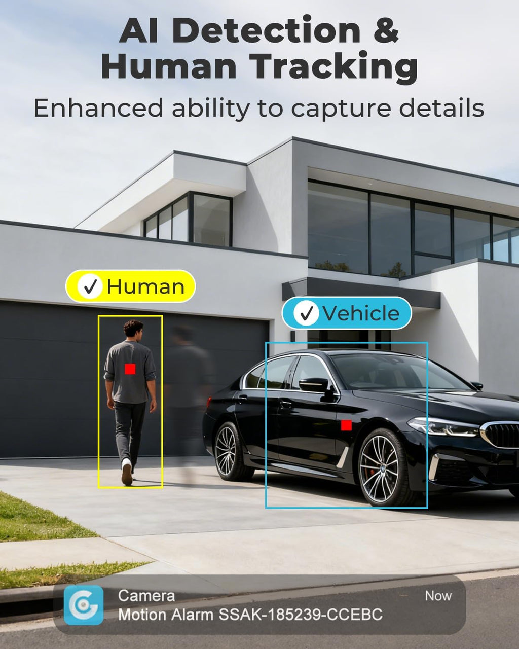 genbolt 4k wifi security camera outdoor wired,8mp cctv, side view