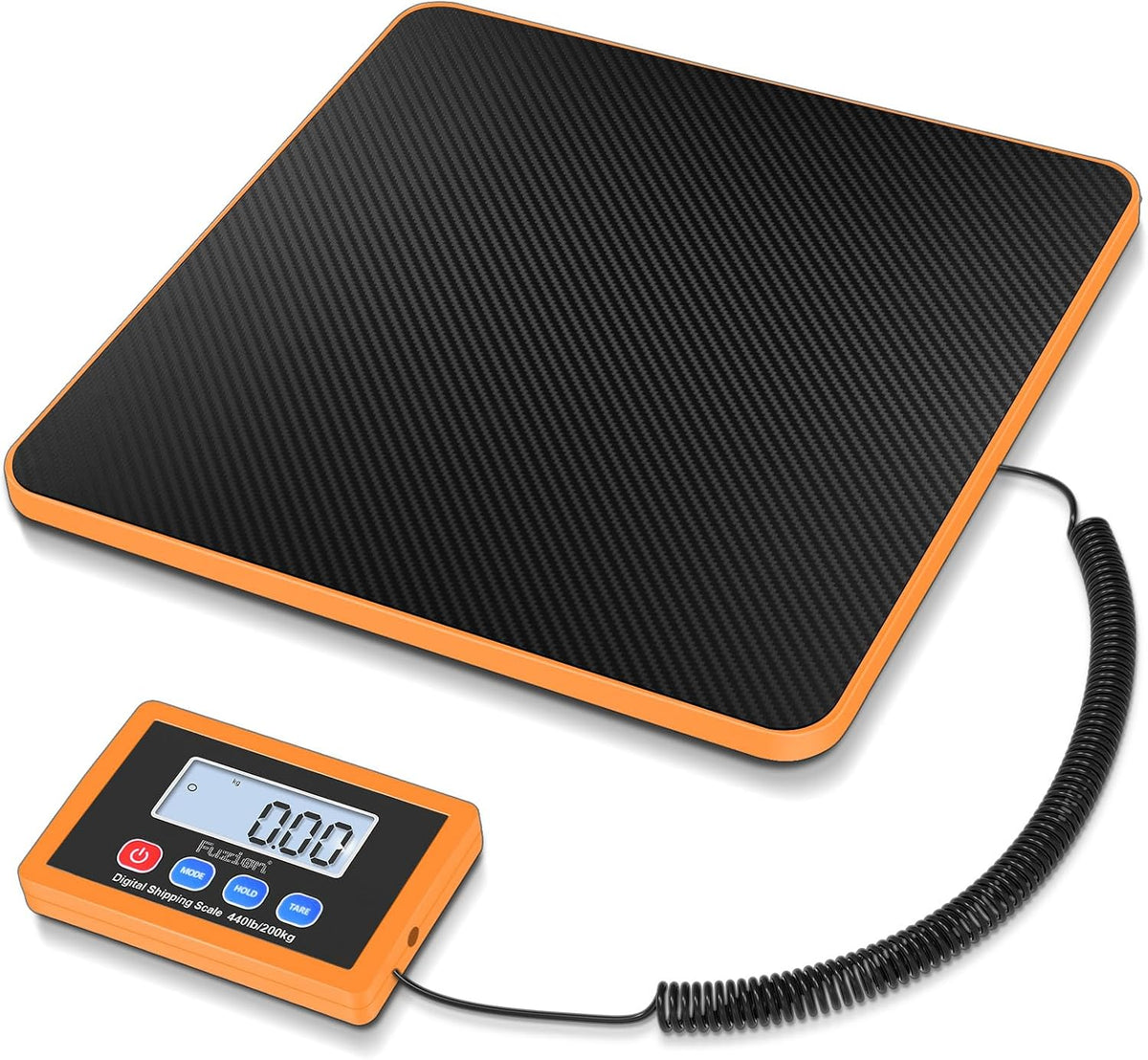 Fuzion Shipping Scale, 440LB/200KG x 10g Digital Postal Scale, Hold/Tare