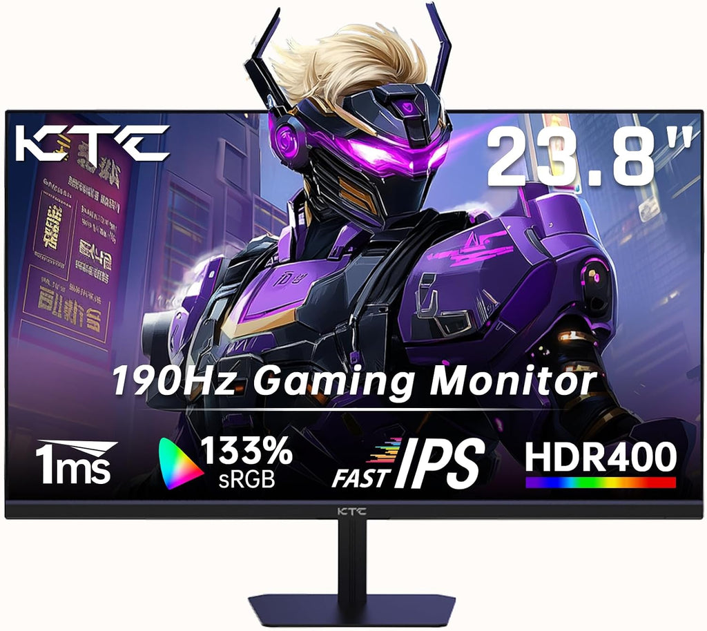 KTC 24 Inch 180Hz/190Hz Gaming Monitor, FHD PC Computer Monitor