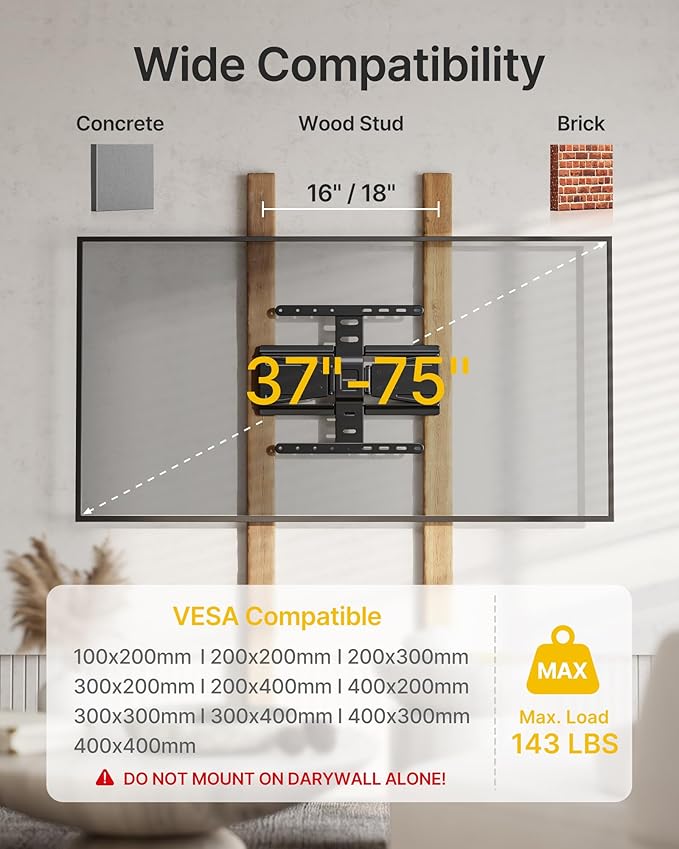 monTEK 0.77" Ultra Slim TV Wall Mount