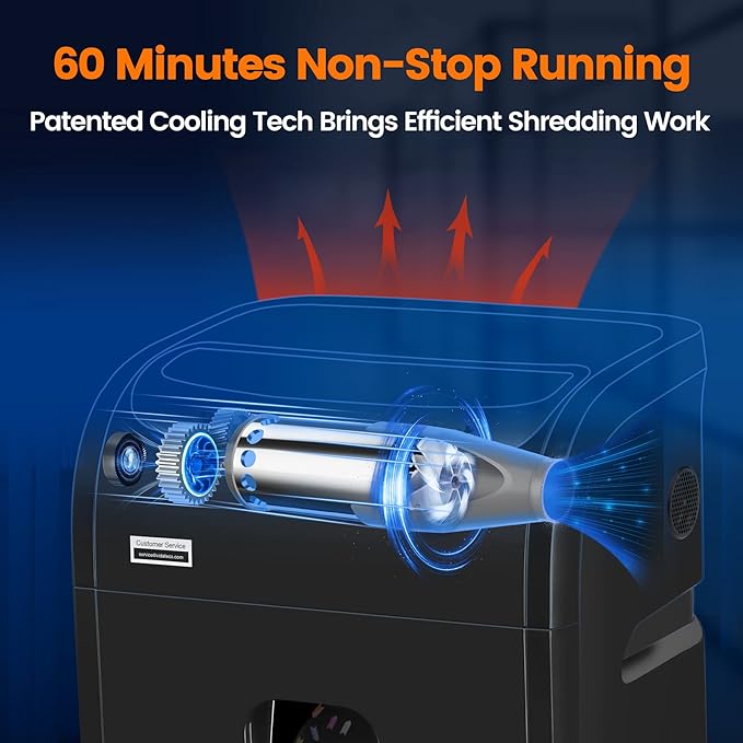 VidaTeco Paper Shredder for Home Office Heavy Duty
