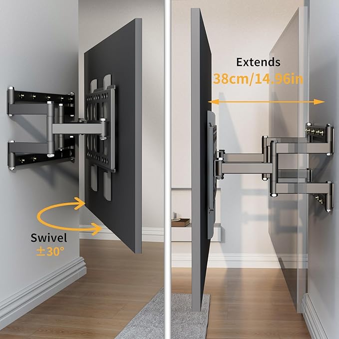 unho Heavy TV Wall Mount for 40-86 Inch TVs up to 220 lbs, Wall Mount tv
