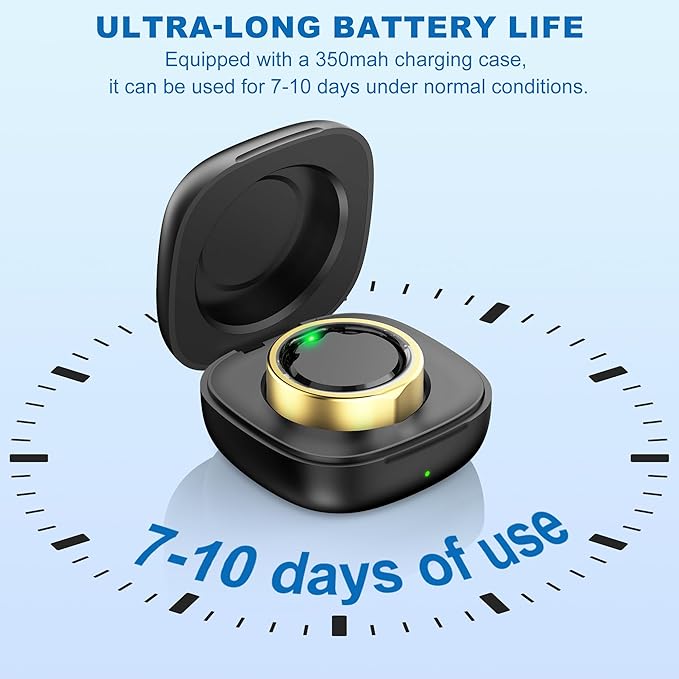 SEEKZERO Smart Ring-Size First Before You Buy, No APP Subscription, 7-10 Days