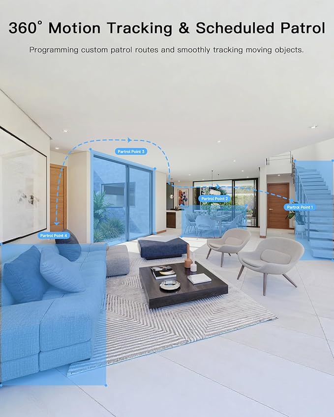 ARENTI 5G Indoor Security Camera 2 Pack, 4MP Pet Camera