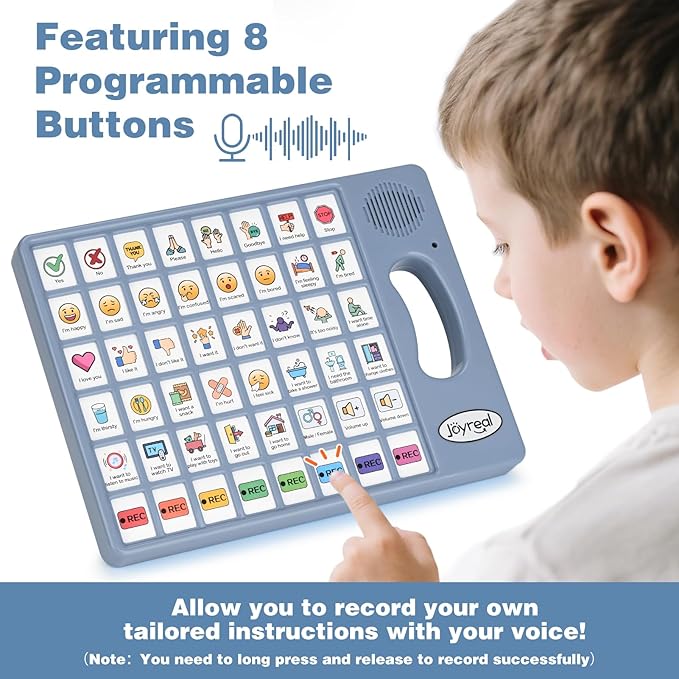 Joyreal AAC Device for Autism, Non Verbal Communication Tools for Speech