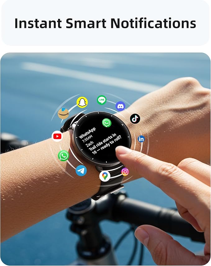 Parsonver Smart Watch for Swimming, 5ATM Waterproof Watch for Pool & Open Water
