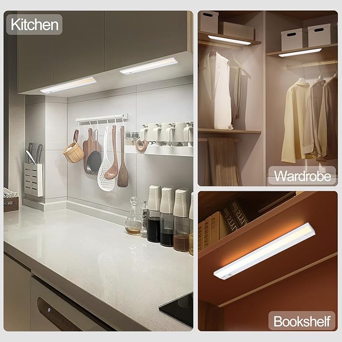 Ansen 3Packs of Under Cabinet Lights