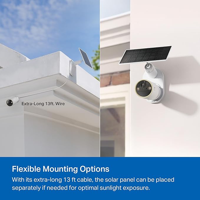 Tapo MagCam 4K Outdoor Wireless Security Camera – Battery Power