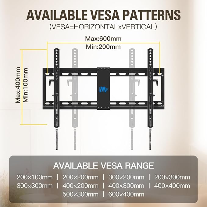 Mounting Dream UL Listed Advanced Tilt TV Wall Mount