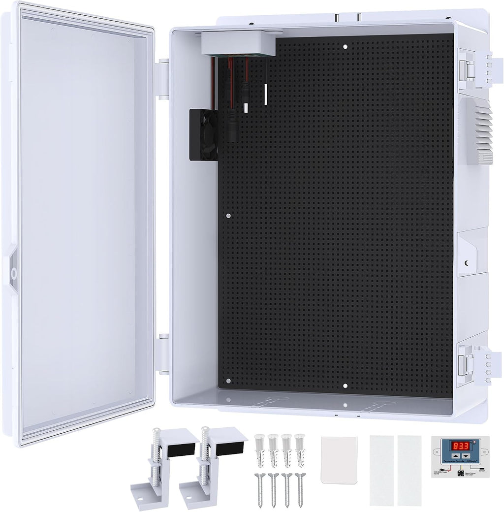 Akwscyby Outdoor Electrical Box, Waterproof Electrical Junction Box IP65 ABS