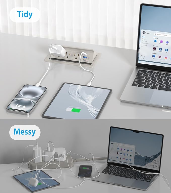 Recessed Conference Table Power Hub