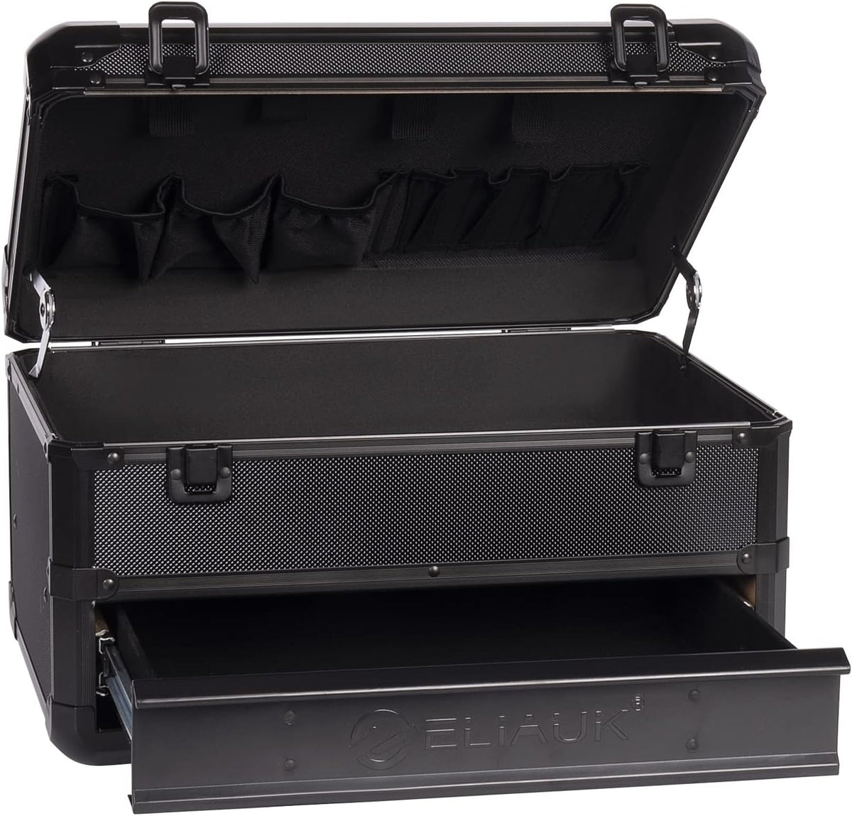 e eliauk tool box tool organizer storage cabinet, close-up detail