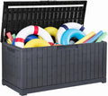 YITAHOME Large Deck Box 120 Gallon Resin Outdoor Storage Box
