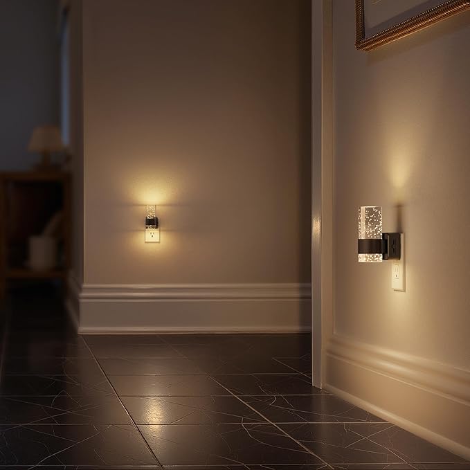 Briignite Night Light, Dimmable Night Lights Plug into Wall, LED Night Light