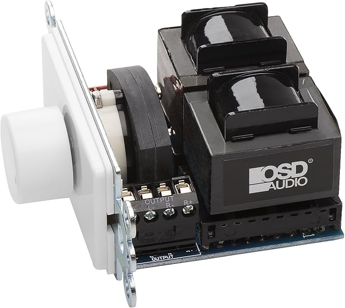 OSD Audio 300W Sleek, Minimalist Design in Wall Volume Control, Rotary Knob
