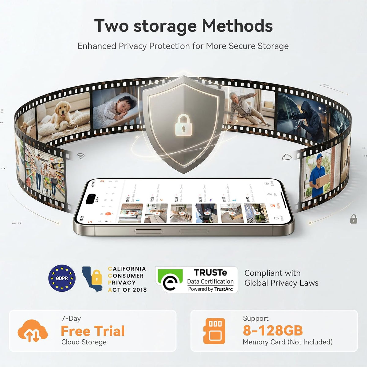 Dzees 2K Wireless Security Camera Outdoor, Magnetic Battery Powered Camera