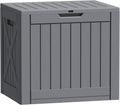Flamaker Resin Deck Box 40 Gallon Waterproof Outdoor Storage Box