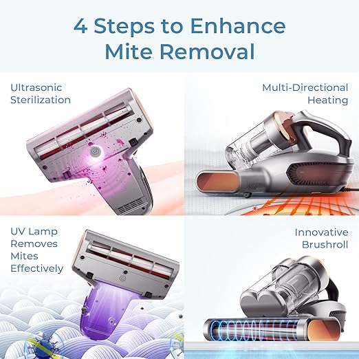 JIGOO S300 PRO Mattress Vacuum Cleaner