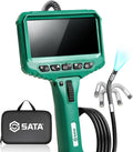 SATA Articulating Borescope Camera with Light, 210° Two-Way Endoscope