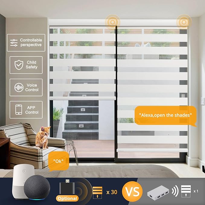 MUSCLEAREA Motorized Blinds