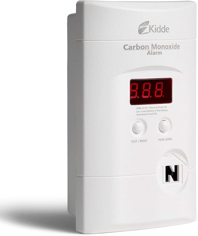 Kidde Carbon Monoxide Detector, Plug In Wall