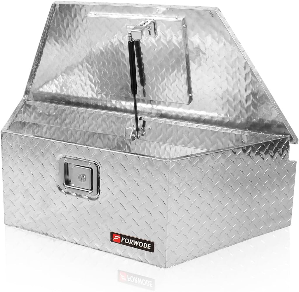 forwode 39 inch trailer tongue tool box lockable showing dimensions