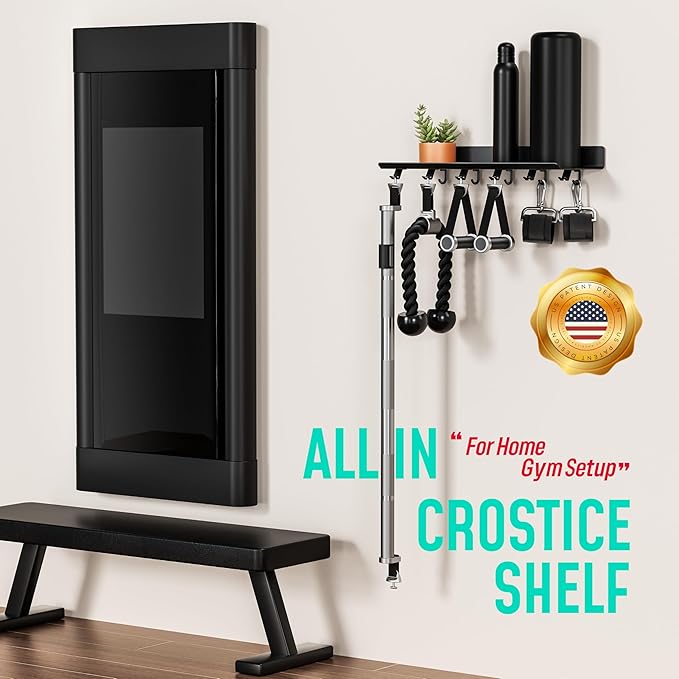 Crostice 1-Tier Floating Shelf Compatible