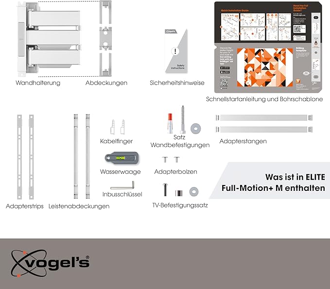Vogel's TVM 5645 Full-Motion Ultra-Thin TV Wall Bracket