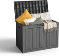 Vixzen 45 Gal Waterproof Outdoor Storage Box Lockable Deck Box