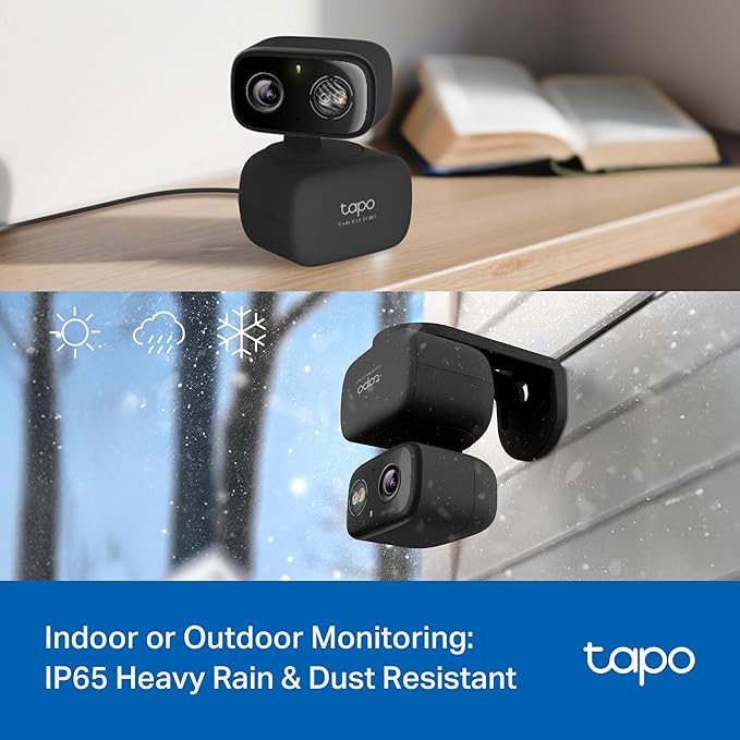 Tapo 2K Indoor/Outdoor Pan/Tilt Wired Security Camera