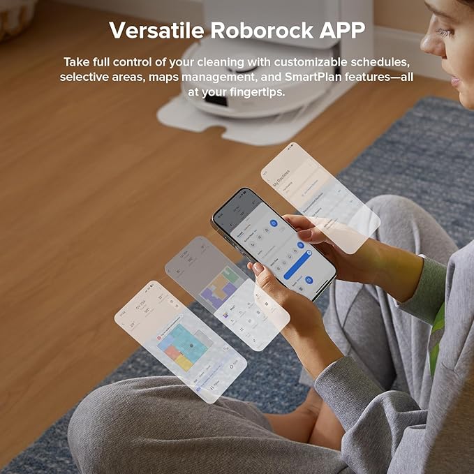 roborock Qrevo Series Robot Vacuum and Mop, 8000Pa Suction, Upgraded from Qrevo