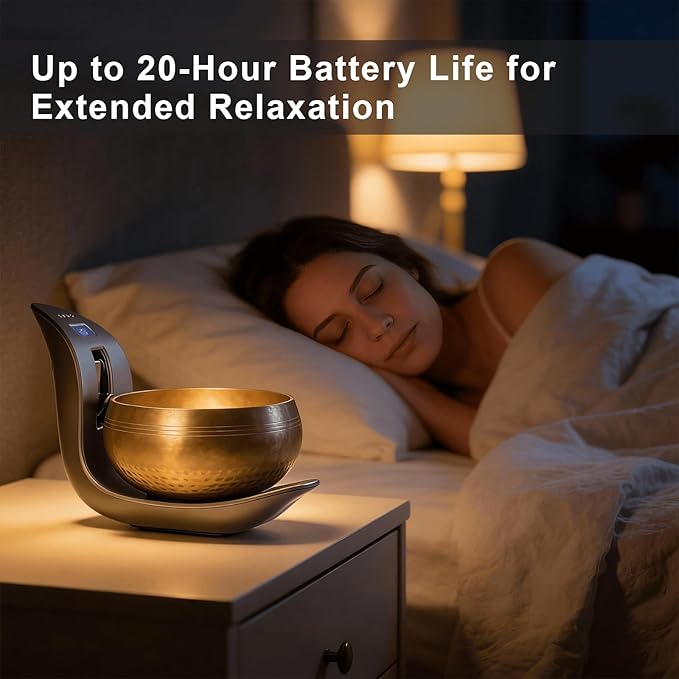 Automatic Singing Bowl – Hands-Free Sound Healing Bowl
