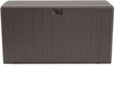 Plastic Development Group Deck Box, Standard Close, Driftwood, 105 Gal