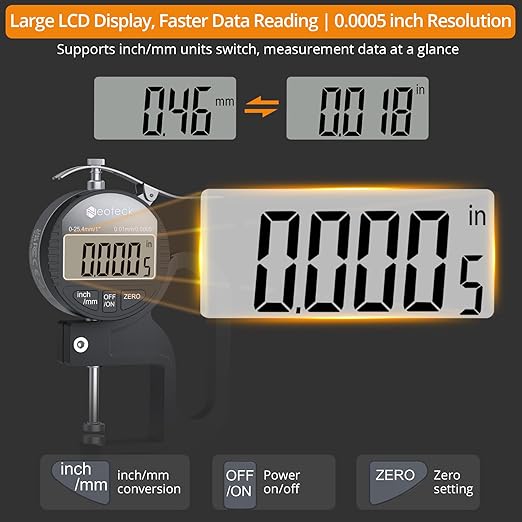 Neoteck Digital Thickness Gauge