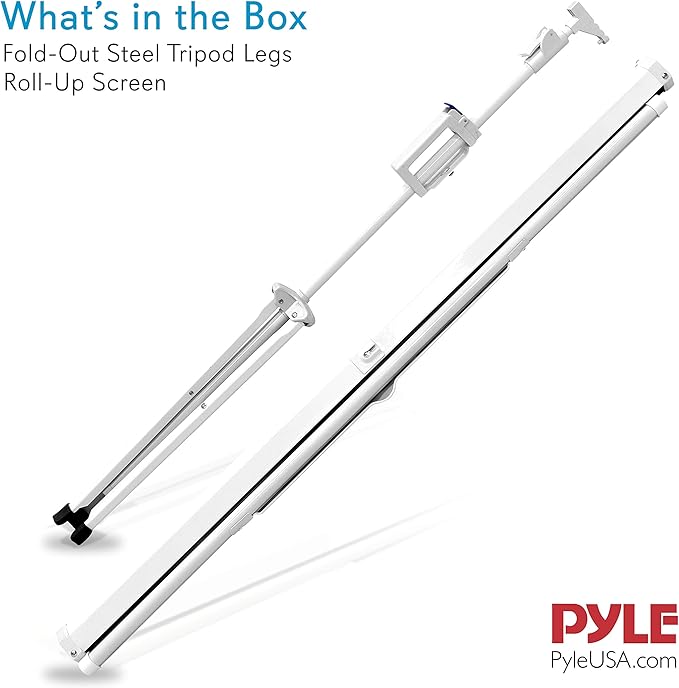 Pyle 50 Inch Portable Projector Screen