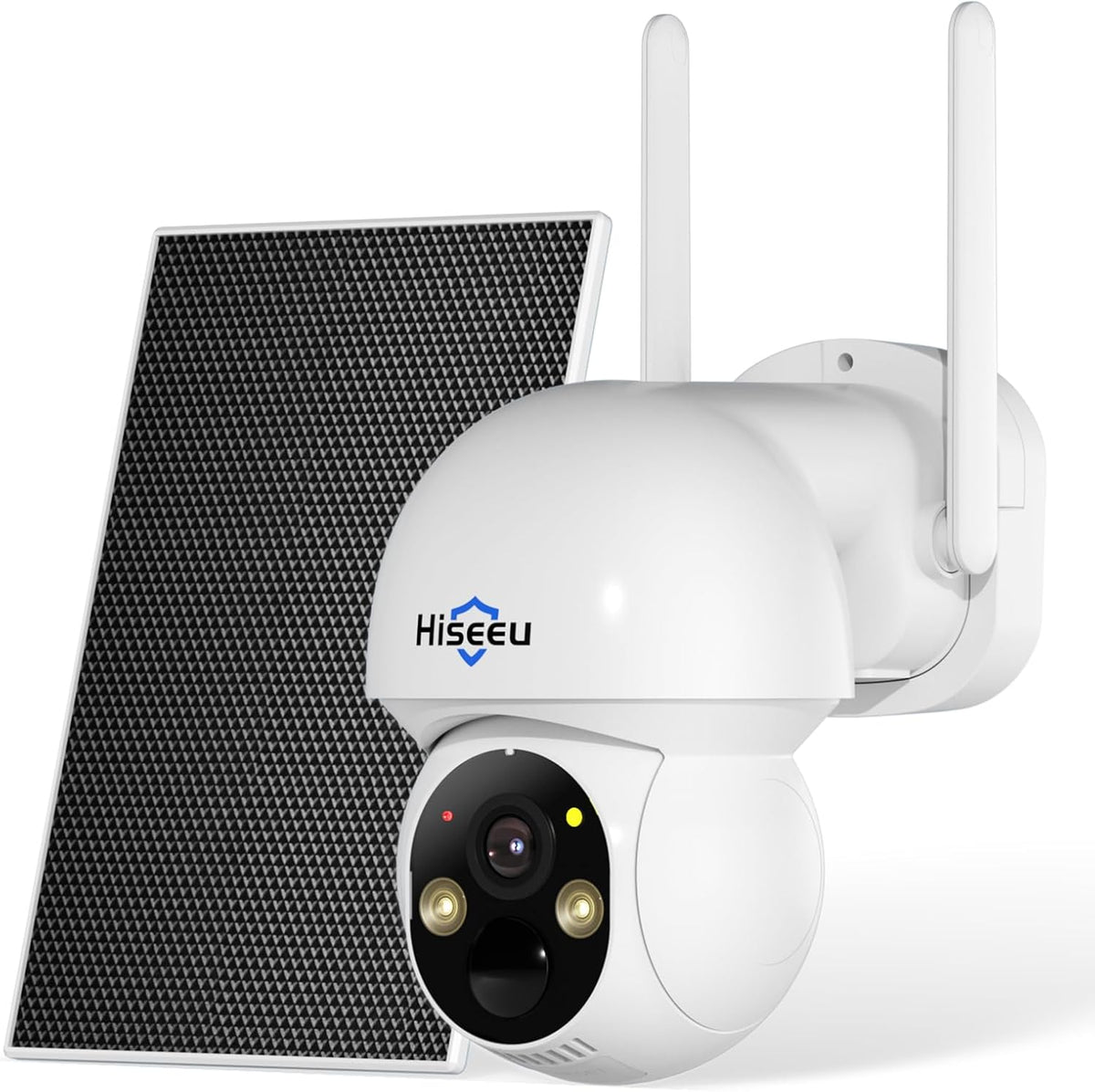 Hiseeu Solar Wireless Security Camera Outdoor, 2.4G & 5G WiFi, Color Night