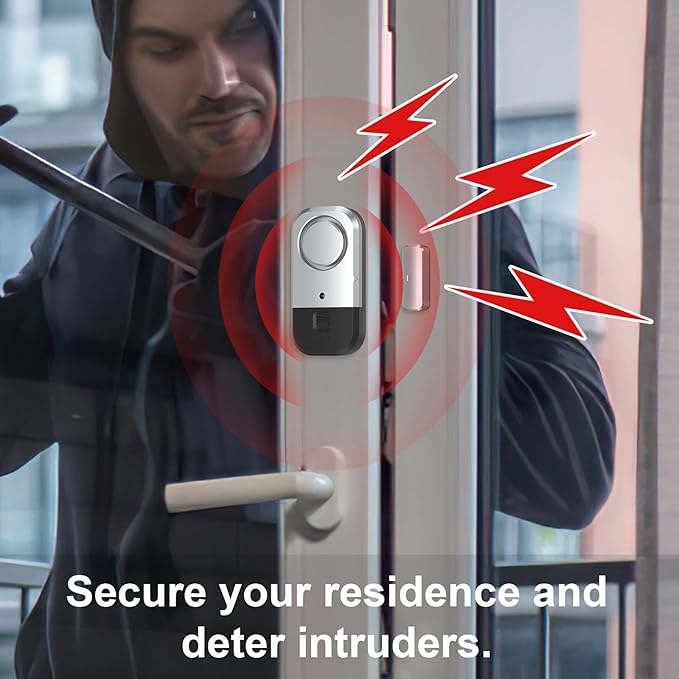 ANKOSHUN Door Window Alarm Sensors (8 Pack)
