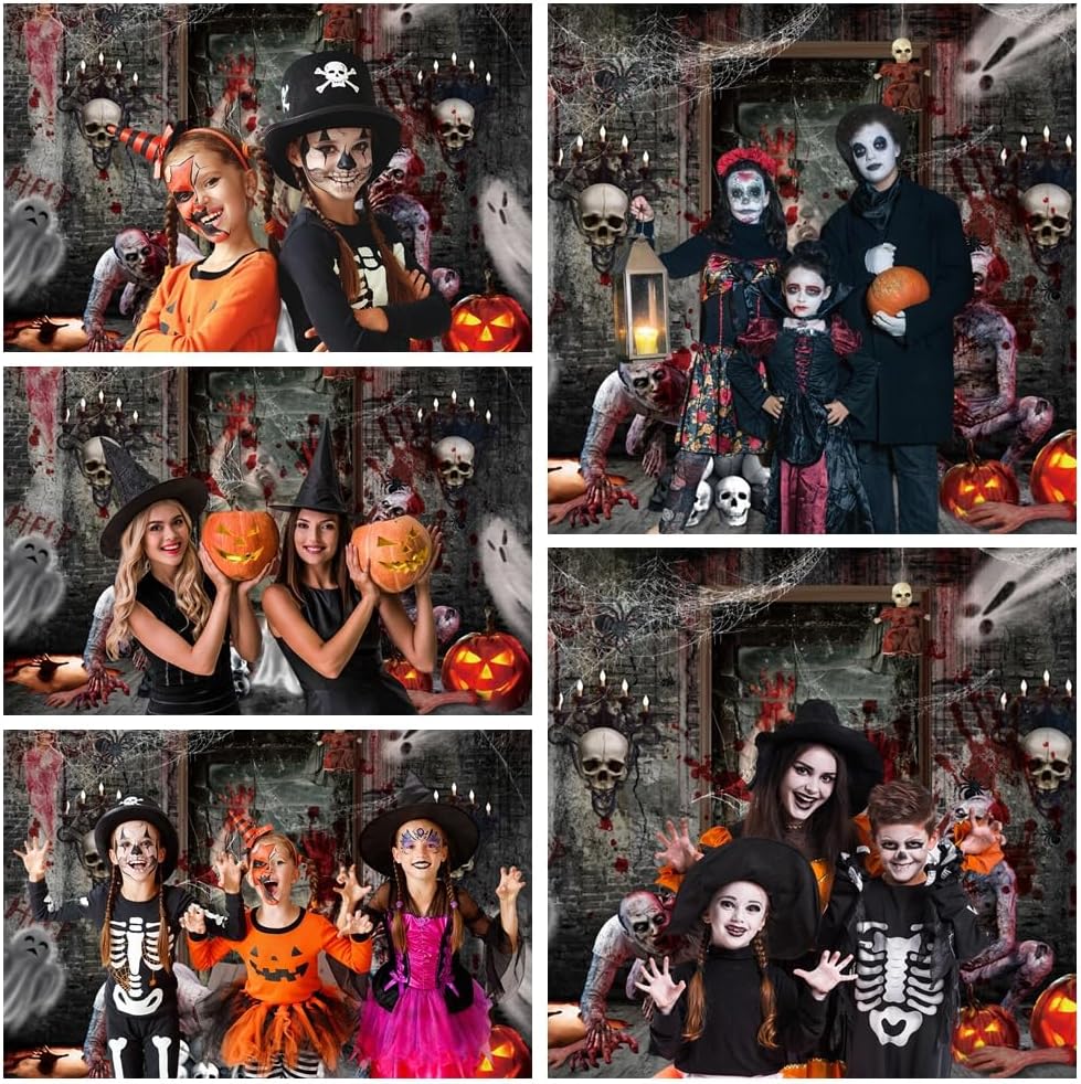 Halloween Backdrop for Photography 10x8ft Horror Party Decorations