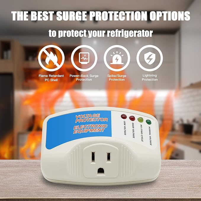 BSEED Surge Protector Home Appliance, Single Outlet Power Voltage Protector (4 Pack)