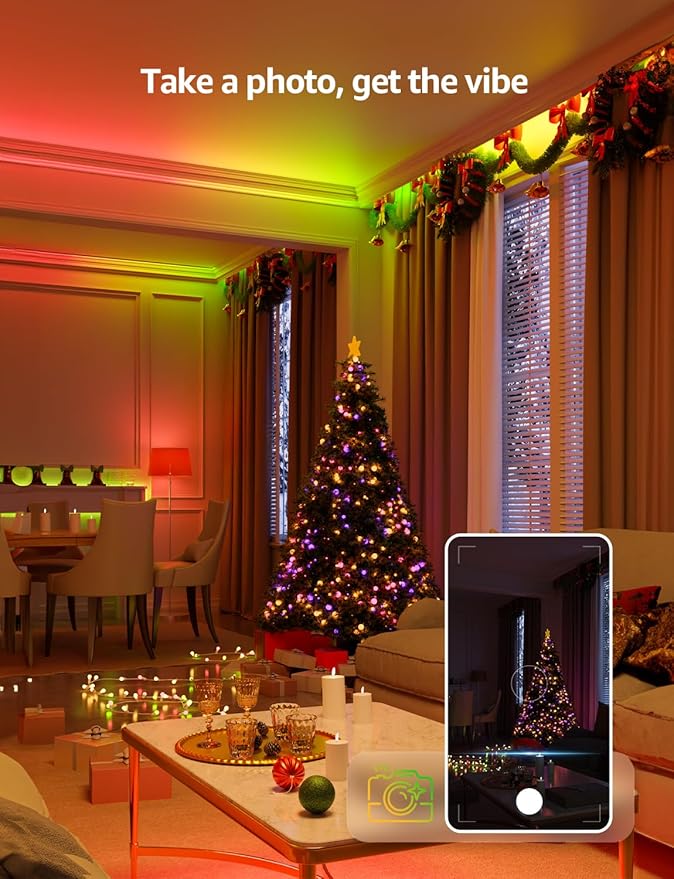 Lepro S1 AI LED Strip Lights for Bedroom - 50ft Smart RGB Light Strips