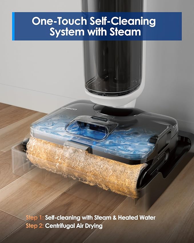 Tineco FLOOR ONE S6 Stretch Steam Corded Wet Dry Vacuum Steam Mop All-in-One