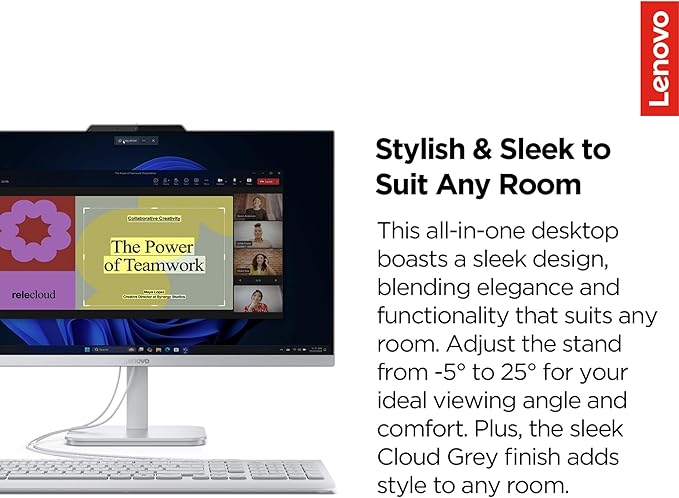 Lenovo IdeaCentre Everyday Tasks 24" Full HD All-in-One Desktop Computer •