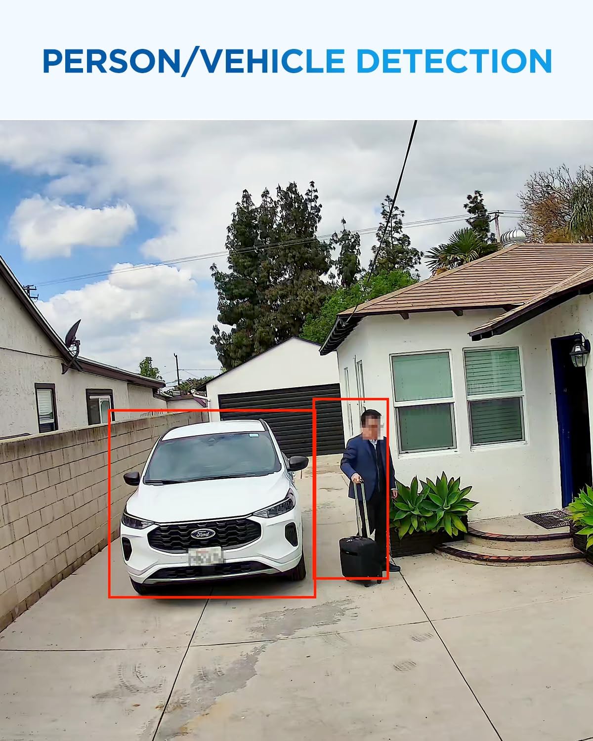 4covr 5-megapixel uhd poe security ip bullet camera showing dimensions