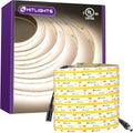 HitLights White COB LED Strip Lights 4000K, 12V Tape Light 16.4ft, 2640 LEDs