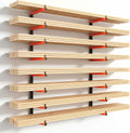 Housolution 4-Level Lumber Storage Rack - 4 Pack Holds Up 400LBS