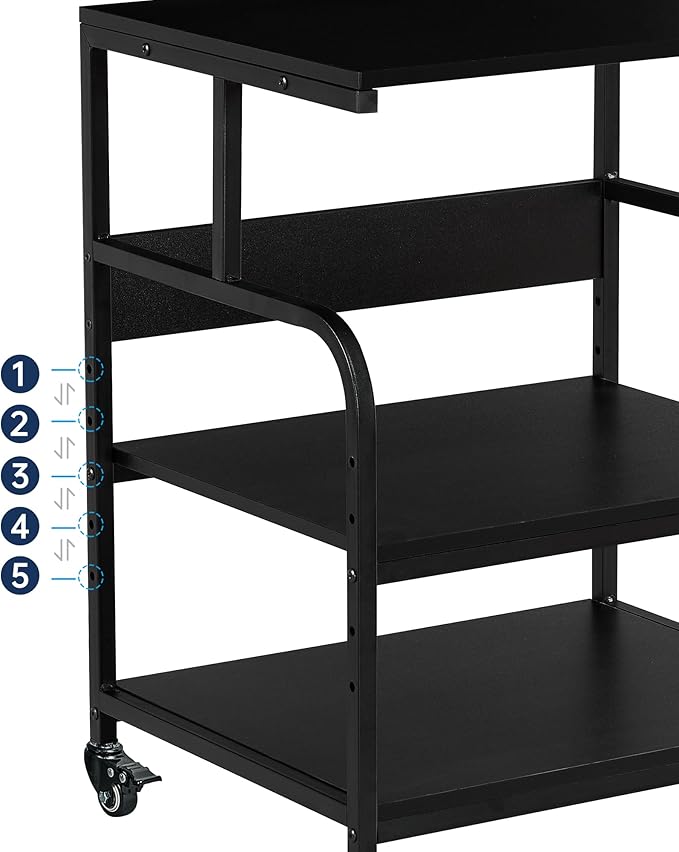 Fannova Printer Stand, 23.6 x18.9 x 30 Inches Large Printer Table