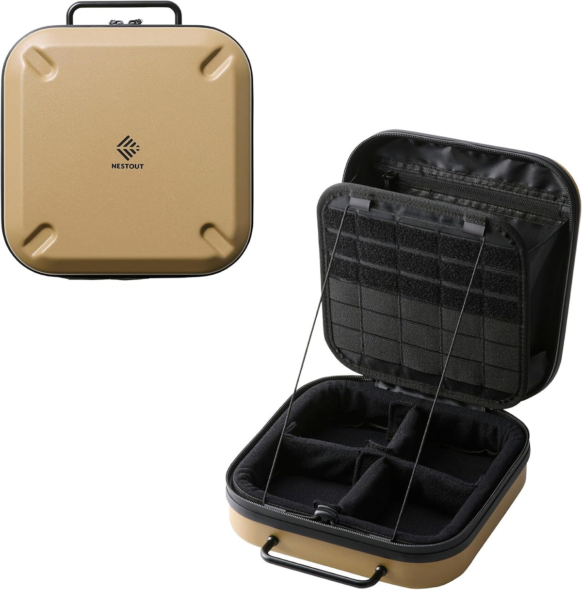 ELECOM NESTOUT Gear Storage Case, Lightweight Hard Shell, Water-Resistant