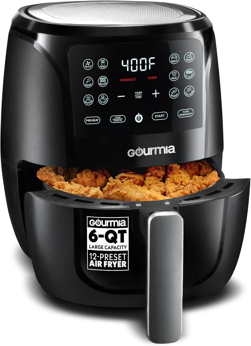 Gourmia Air Fryer - 6 Qt Large Capacity