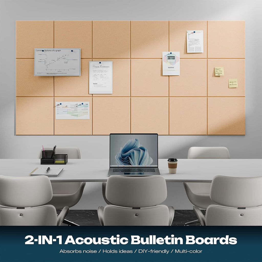 sonicism 22 pack acoustic wall panels, close-up detail