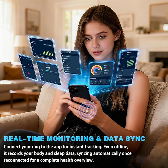S SECRETTOP Smart Ring Health Tracker